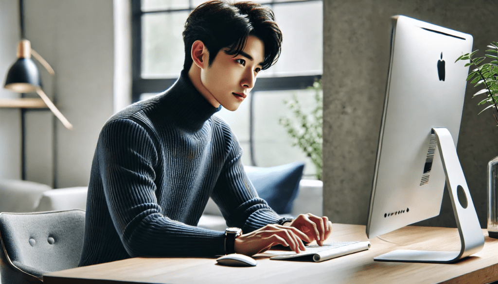 ICE 자격증 준비를 하는 20대 남성