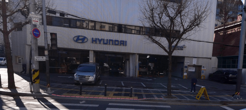 현대 블루핸즈 동심자동차 로드뷰 이미지