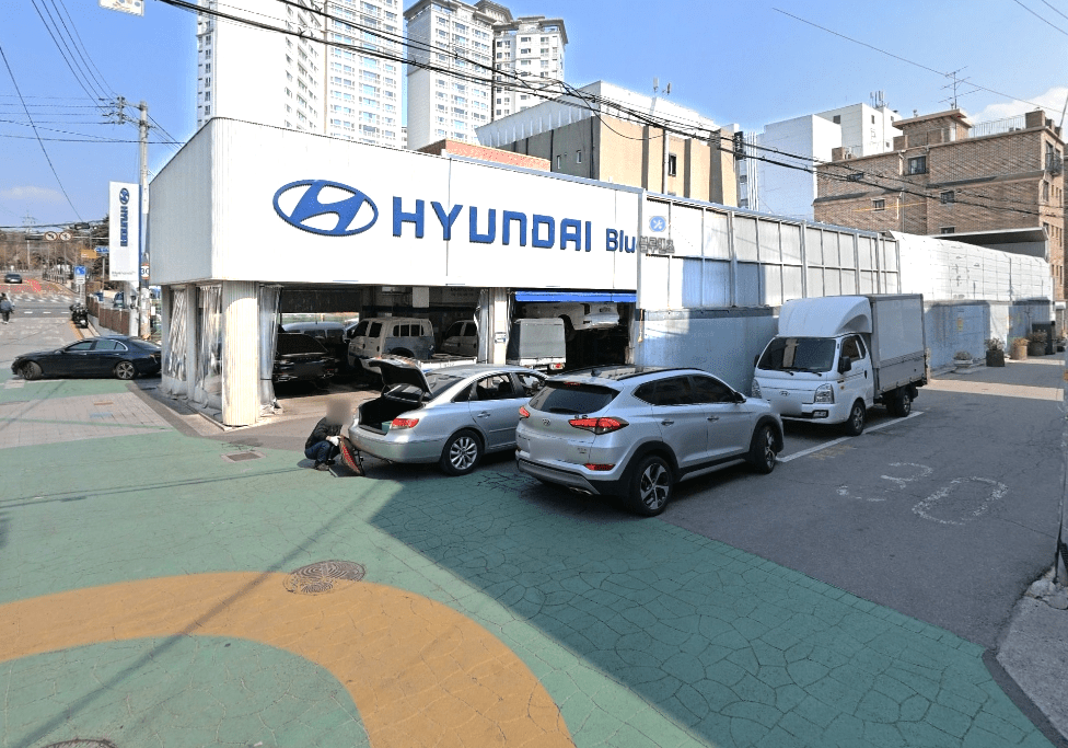 현대 블루핸즈 구의점 로드뷰 이미지