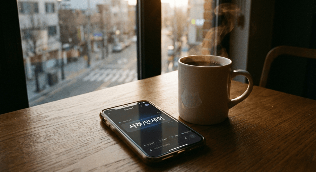 제미나이 사주 보는 법 2026 프롬프트