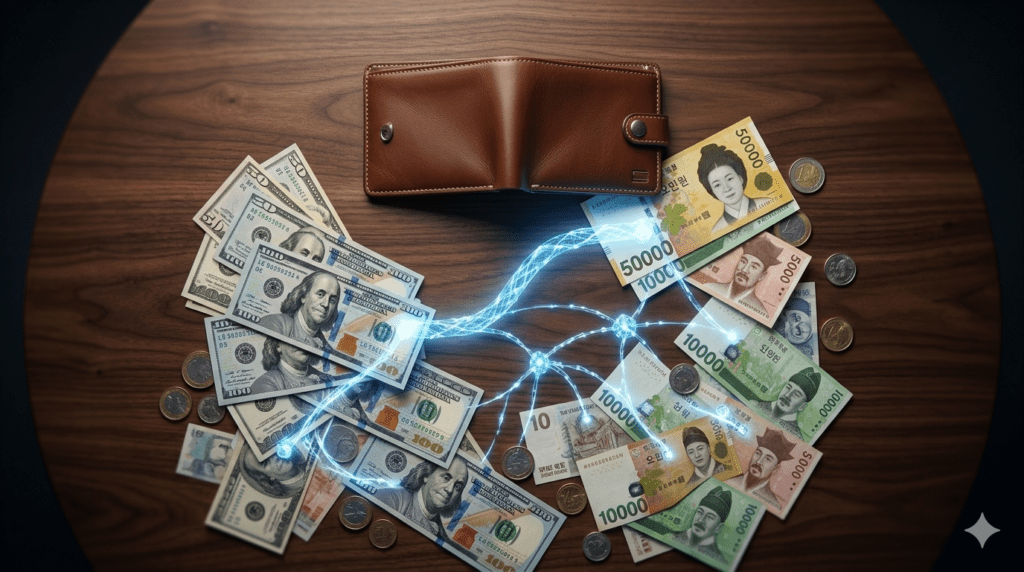 리플 가격 원화 및 달러 - 글로벌 금융 네트워크 연결과 화폐 통합