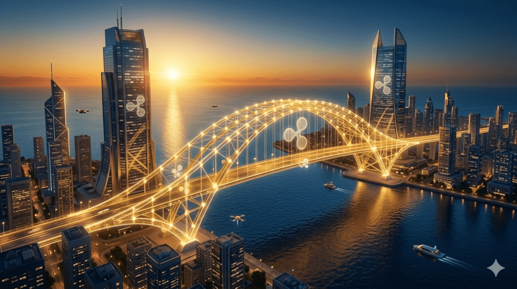 리플 전망 및 리플 1만원 가능성 분석 - 글로벌 금융 네트워크 시각화